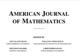 American Journal of Mathematics